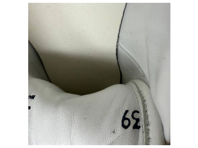 Sneakers basse Iris & Ink in pelle e suede bianco Crudo - vista 11