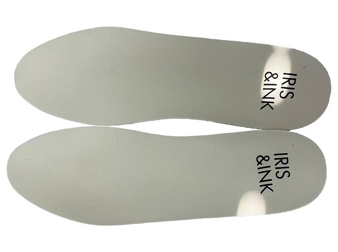 Sneakers basse Iris & Ink in pelle e suede bianco Crudo - vista 13