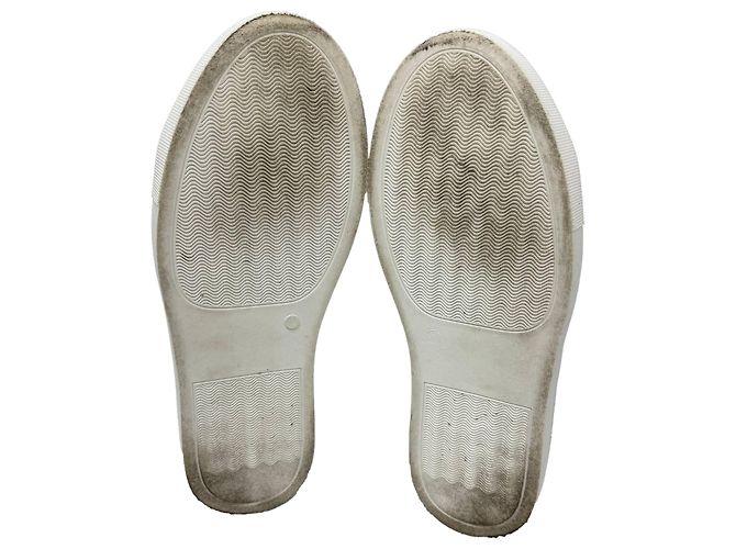 Sneakers basse Iris & Ink in pelle e suede bianco Crudo - vista 7