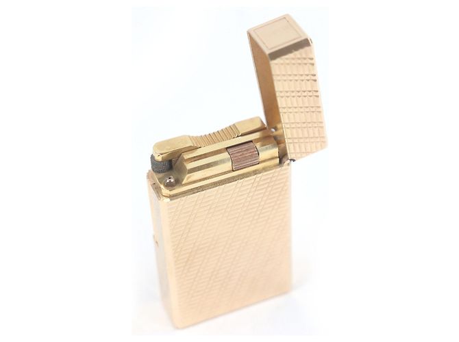 Autre Marque Dupont Line 1 Long Lighter Golden - view 5