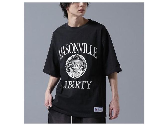 Autre Marque Camiseta de algodón limitada Danke Schon 16OE S/S Negro - vista 3