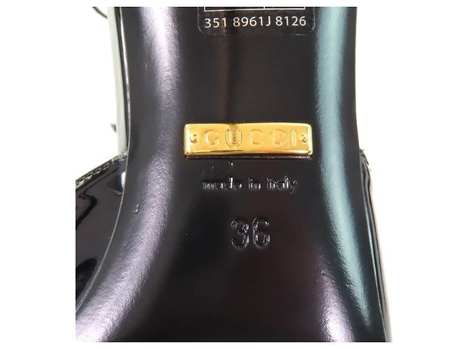Lackleder-Pumps von Gucci Schwarz - Ansicht 11