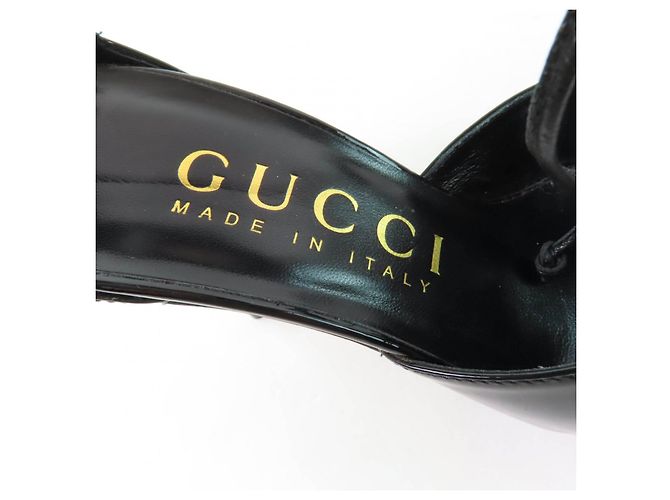 Lackleder-Pumps von Gucci Schwarz - Ansicht 9
