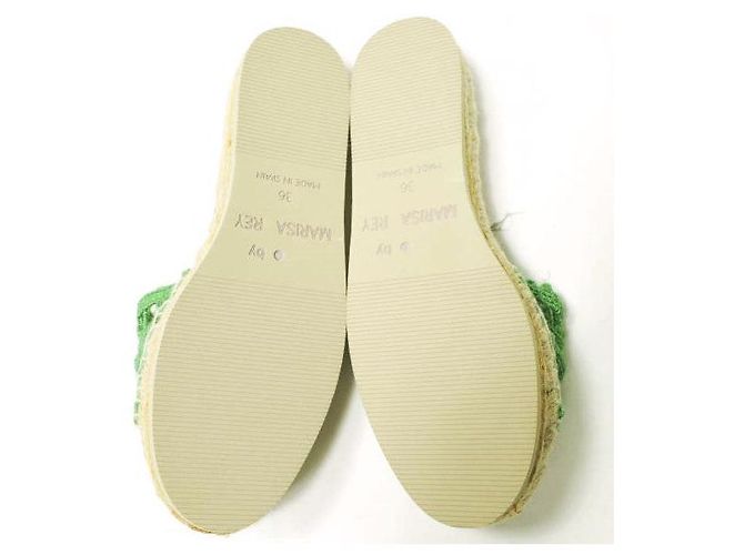Autre Marque Sandali Espadrilles in Maglia MARISA REY LLAFRANC Verde - vista 8
