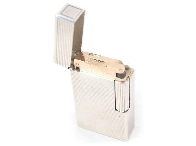 Autre Marque Dupont Line 1 Long Lighter Silvery - view 3