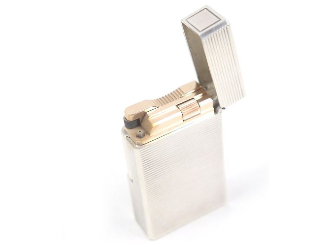Autre Marque Dupont Line 1 Long Lighter Silvery - view 4