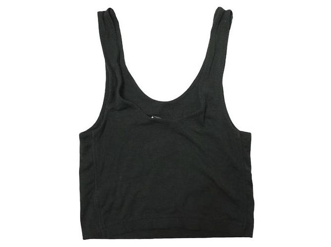Autre Marque ASTRAET Mini Canotta Mix di Rayon Nero - vista 2