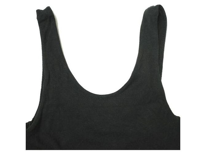 Autre Marque ASTRAET Mini Canotta Mix di Rayon Nero - vista 4