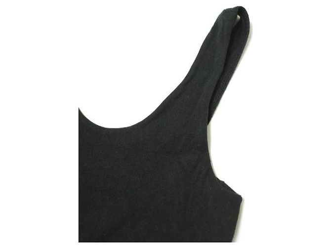 Autre Marque ASTRAET Mini Canotta Mix di Rayon Nero - vista 5