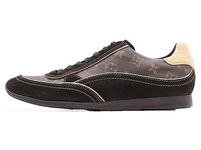 Louis Vuitton Monogram Leder Sneakers Braun - Ansicht 4