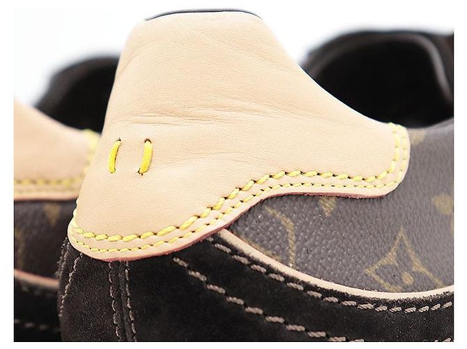 Louis Vuitton Monogram Leder Sneakers Braun - Ansicht 7