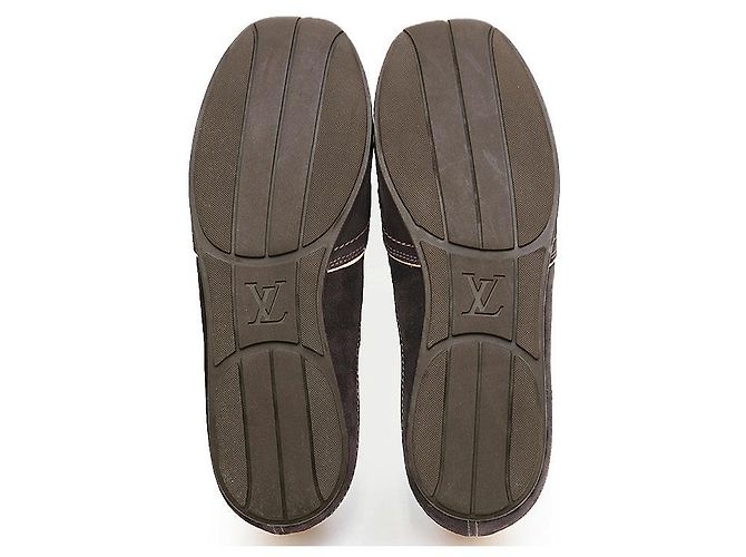 Louis Vuitton Monogram Leder Sneakers Braun - Ansicht 9