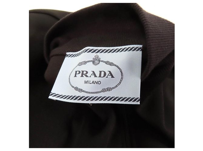 Prada Jersey-Polyester-Kleid Schwarz - Ansicht 7