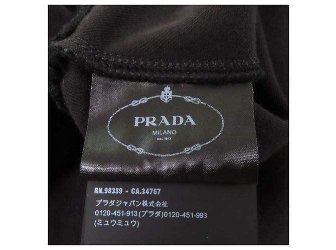 Prada Jersey-Polyester-Kleid Schwarz - Ansicht 8