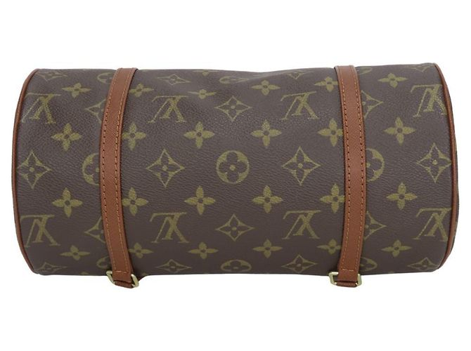 Borsa Louis Vuitton Papillon 26 Monogramma Marrone - vista 4
