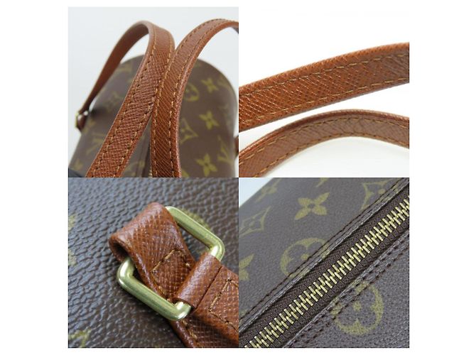 Borsa Louis Vuitton Papillon 26 Monogramma Marrone - vista 8