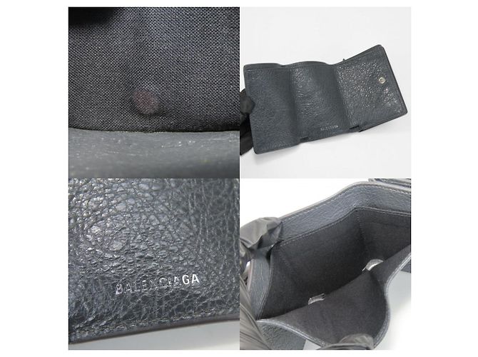 Graue Tri-Fold Geldbörse von Balenciaga Braun - Ansicht 10