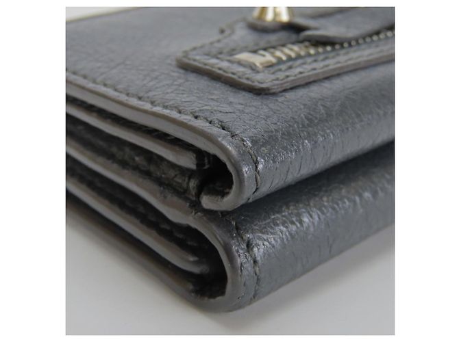Graue Tri-Fold Geldbörse von Balenciaga Braun - Ansicht 5