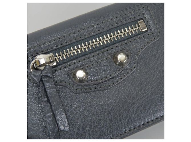 Graue Tri-Fold Geldbörse von Balenciaga Braun - Ansicht 6