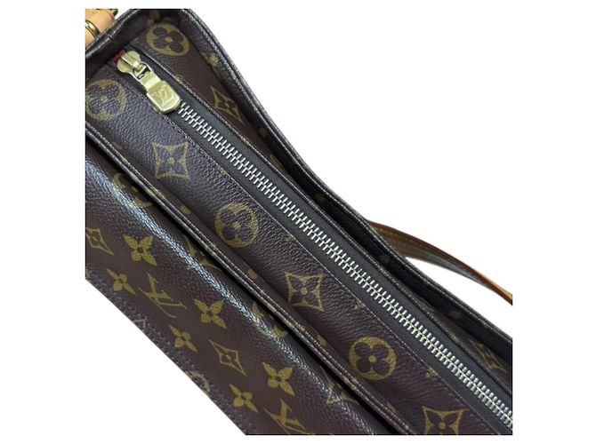 Borsa a Spalla Monogram Viva Cite MM di Louis Vuitton Marrone - vista 14