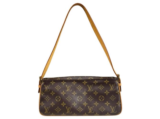 Borsa a Spalla Monogram Viva Cite MM di Louis Vuitton Marrone - vista 3