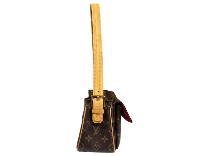 Borsa a Spalla Monogram Viva Cite MM di Louis Vuitton Marrone - vista 4