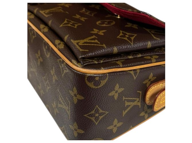 Borsa a Spalla Monogram Viva Cite MM di Louis Vuitton Marrone - vista 7