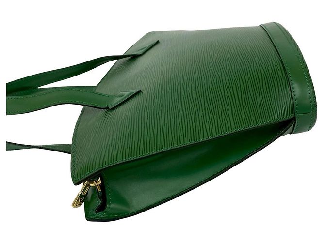 Louis Vuitton Saint Jacques Epi-Leder Handtasche Grün - Ansicht 5