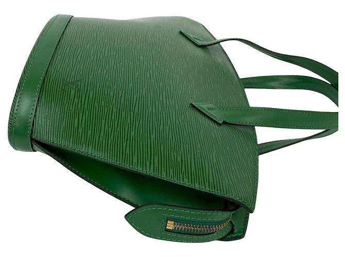 Louis Vuitton Saint Jacques Epi-Leder Handtasche Grün - Ansicht 6