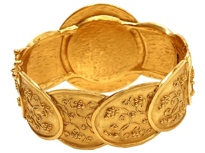 Chanel Coco Mark Armreif Gold Gold hardware - Ansicht 6