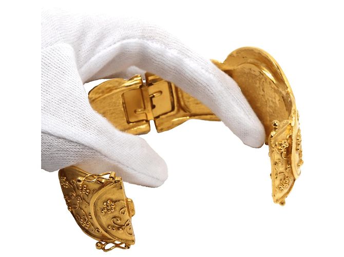 Chanel Coco Mark Armreif Gold Gold hardware - Ansicht 7