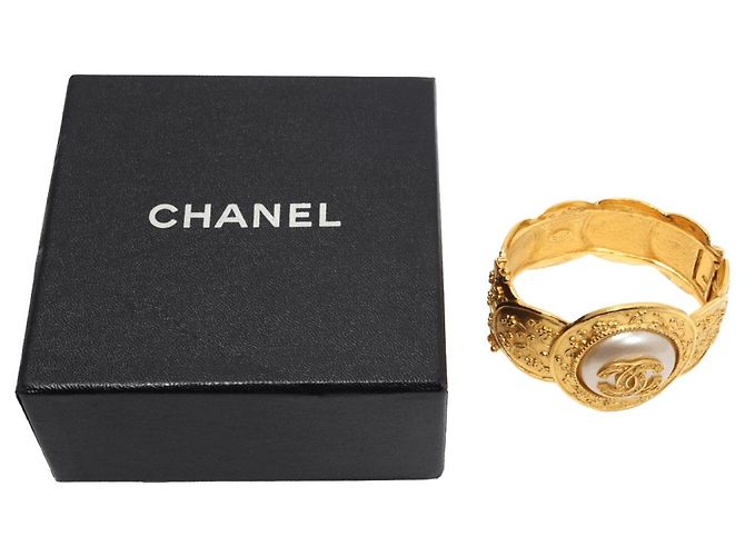 Chanel Coco Mark Armreif Gold Gold hardware - Ansicht 9