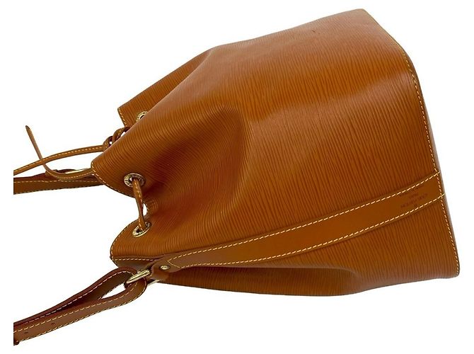 Noe Louis Vuitton Petit Noé Epi-Leder Zugbeutel Braun - Ansicht 5