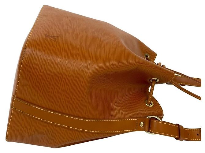 Noe Louis Vuitton Petit Noé Epi-Leder Zugbeutel Braun - Ansicht 6