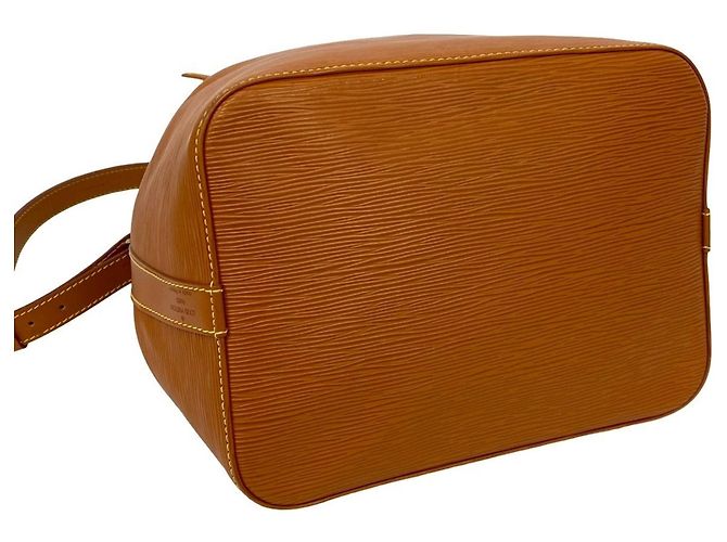 Noe Louis Vuitton Petit Noé Epi-Leder Zugbeutel Braun - Ansicht 7