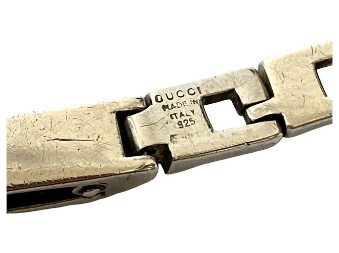 Bracciale Charm G Quadrato GUCCI in Argento 925 - vista 2