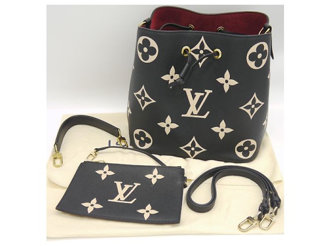 Néonoé Bicolor Schultertasche Monogram Empreinte NeoNoe MM von Louis Vuitton Schwarz - Ansicht 14