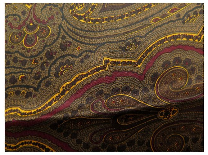 FULAR VINTAGE CHANEL MOTIVO BYZANTINO E GIOIELLI GRIPOIX 90 SETA Multicolore - vista 7