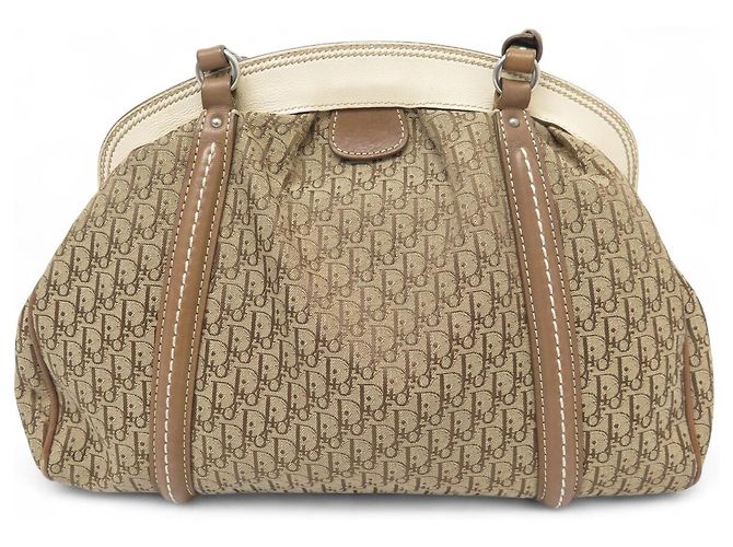 BORSA A MANO CHRISTIAN DIOR BOWLER IN CANVAS OBLIQUE CON TRACOLLA - vista 2