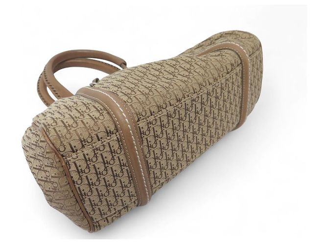 BORSA A MANO CHRISTIAN DIOR BOWLER IN CANVAS OBLIQUE CON TRACOLLA - vista 5