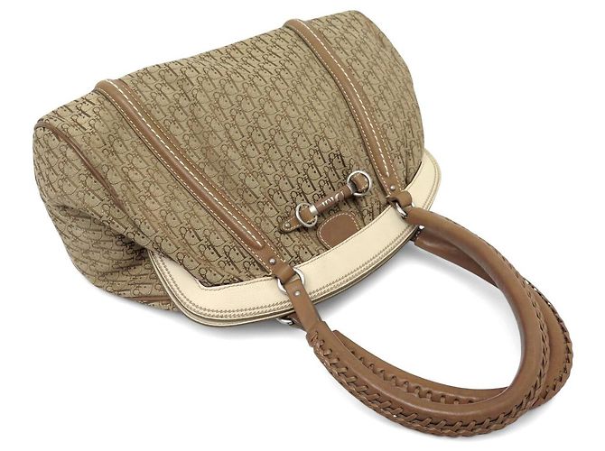 BORSA A MANO CHRISTIAN DIOR BOWLER IN CANVAS OBLIQUE CON TRACOLLA - vista 6
