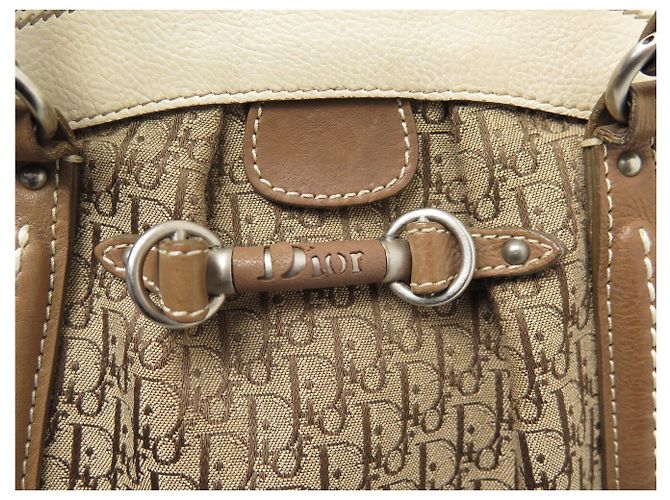 BORSA A MANO CHRISTIAN DIOR BOWLER IN CANVAS OBLIQUE CON TRACOLLA - vista 8