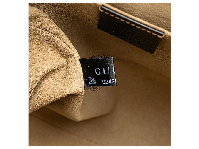 Gucci Padlock GG Supreme Leather Backpack Brown - view 9
