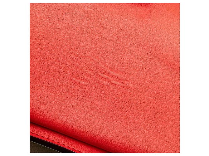 Chloé Borsa a Spalla in Pelle Scamosciata Chloe Rosso - vista 7