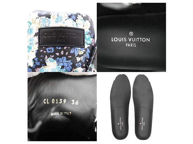Monogram Stellar Line Leder Sneaker von Louis Vuitton Schwarz - Ansicht 10