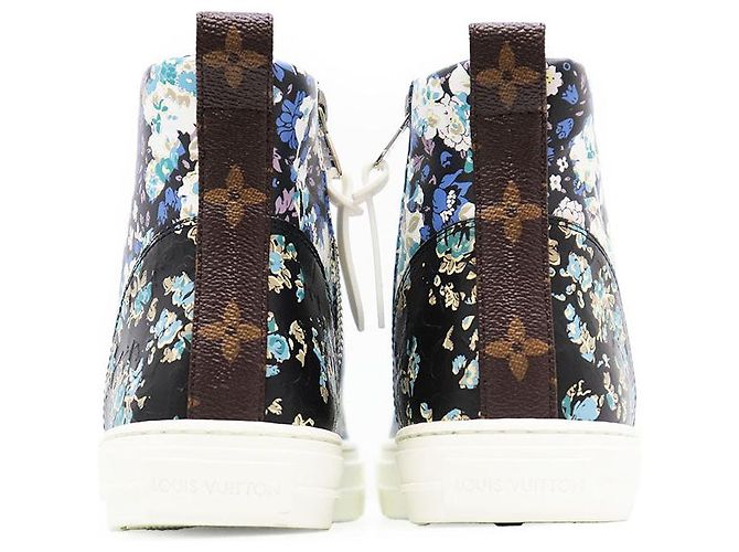 Monogram Stellar Line Leder Sneaker von Louis Vuitton Schwarz - Ansicht 6
