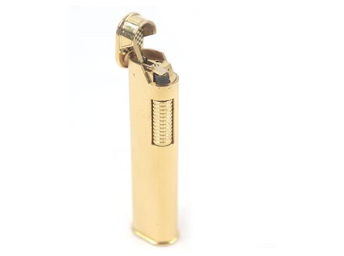 Alfred Dunhill Dunhill Slim All-over Pattern Oval Roller Lighter Golden - view 3