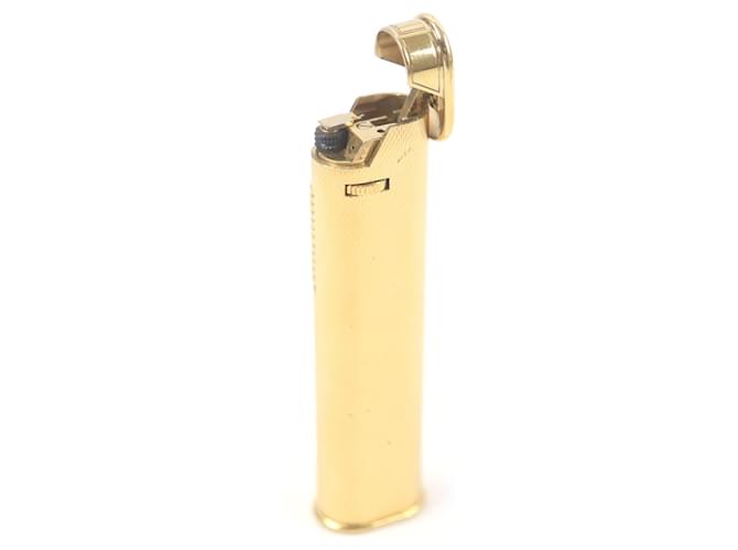 Alfred Dunhill Dunhill Slim All-over Pattern Oval Roller Lighter Golden - view 4