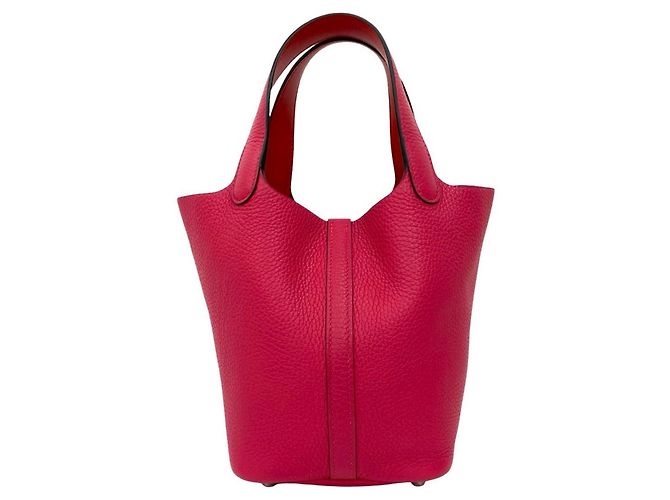 Borsa Hermès Picotin Lock PM in rosa - vista 3