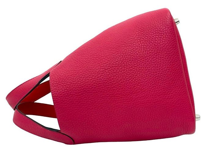 Borsa Hermès Picotin Lock PM in rosa - vista 5